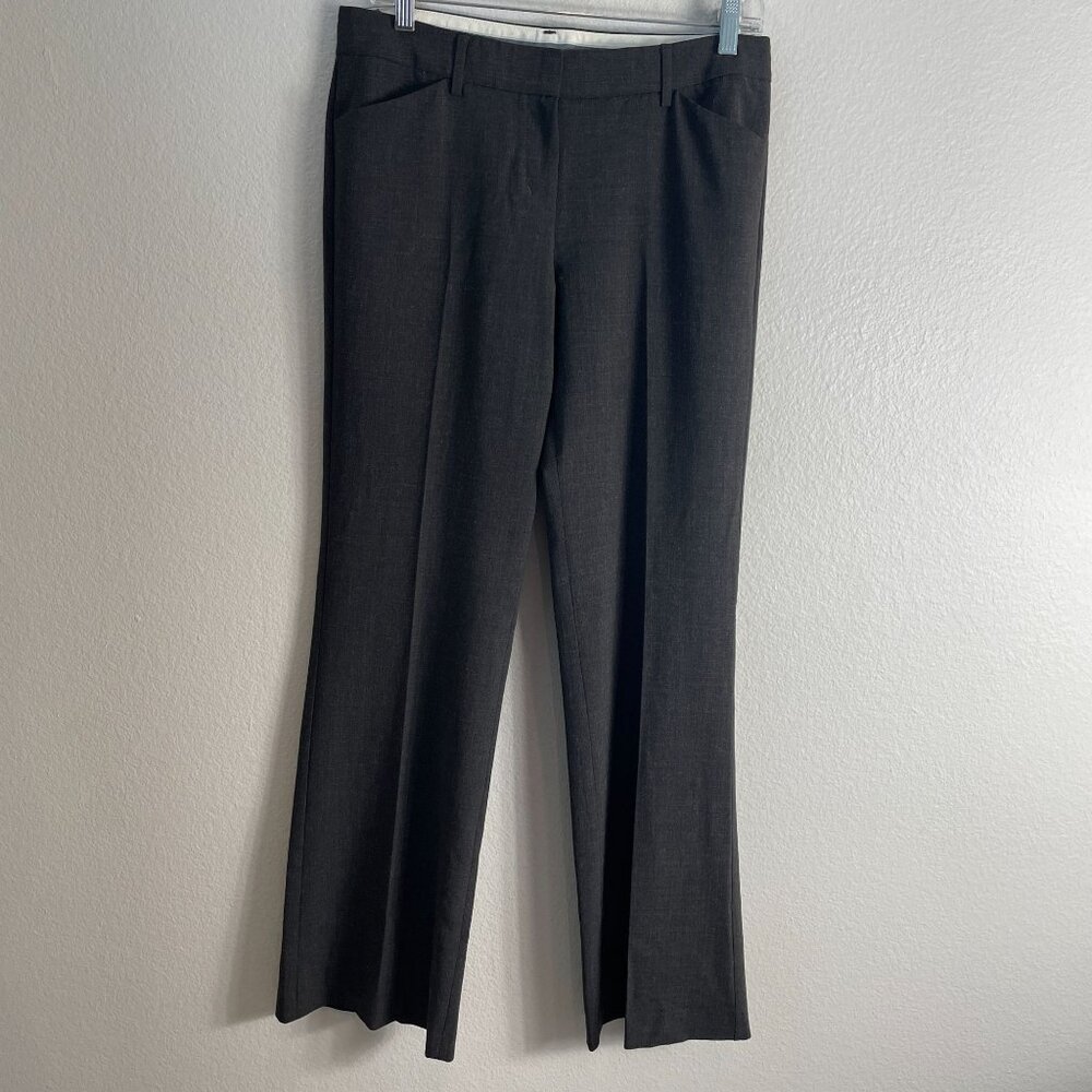 Express Editor Womens 6 Brown‎ Dress Pants Straight Leg Trousers Work Office